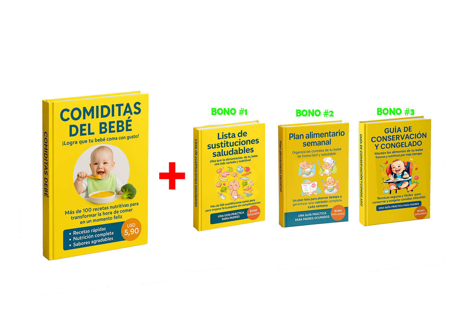 Oferta especial - Comiditas del Bebé con bonos